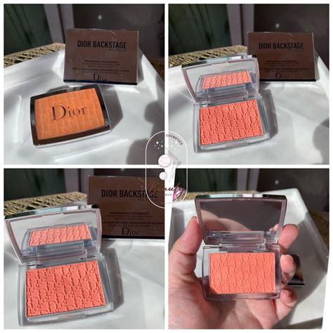 dior backstage blush coral